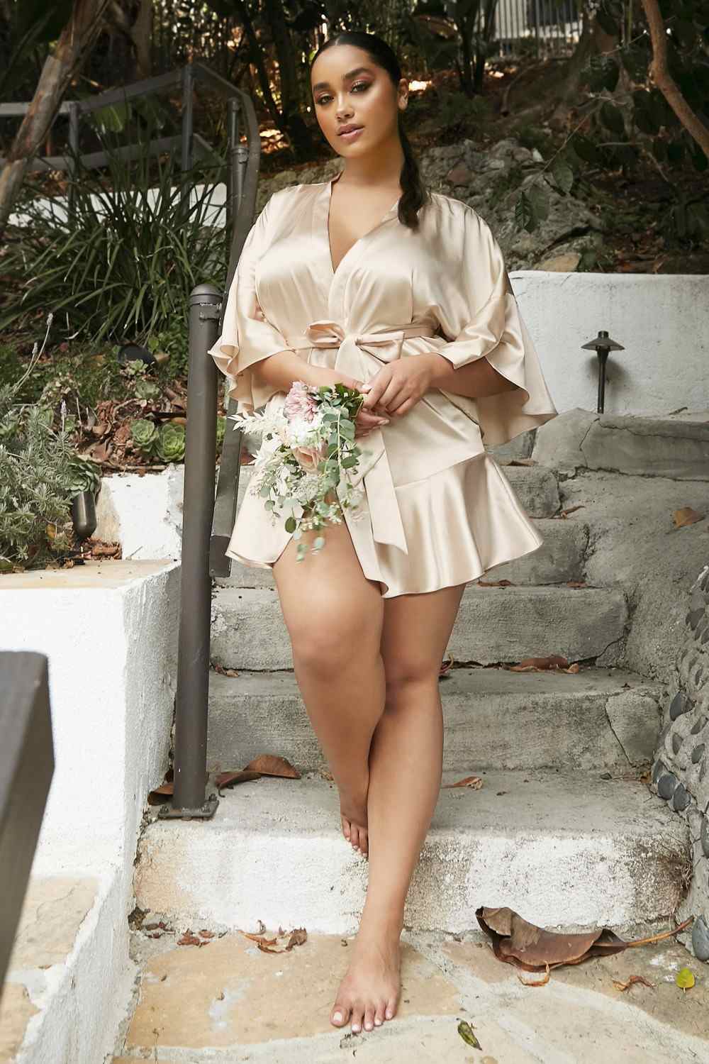 Robe | Luxury Soft Satin Kimono Robe by Cinderella Divine