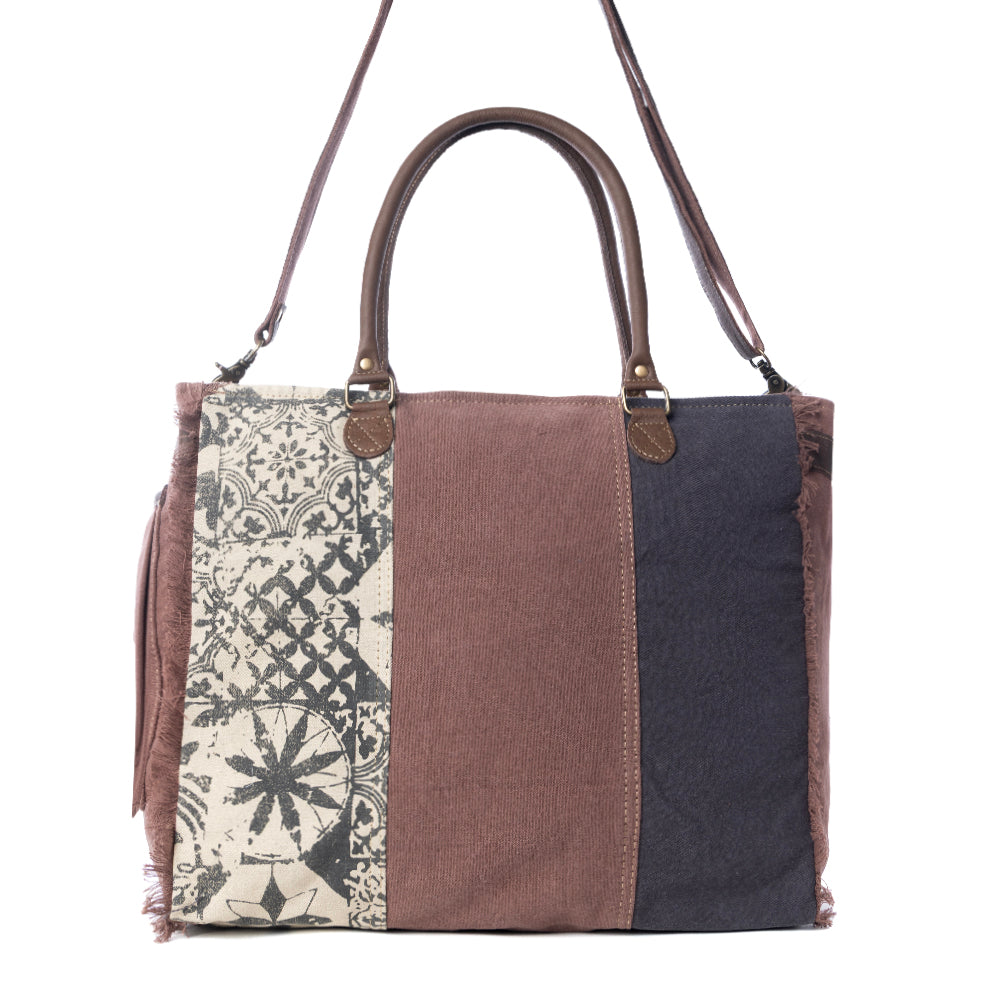 Bag | Retro Print Weekender Bag