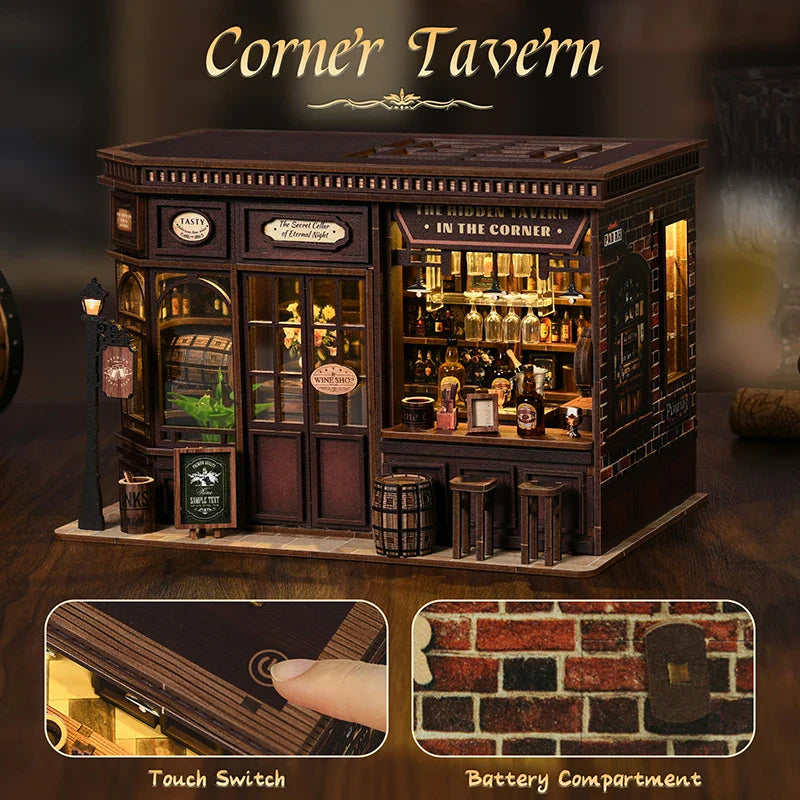 Product | Corner Bistro Miniature Diy Book Nook
