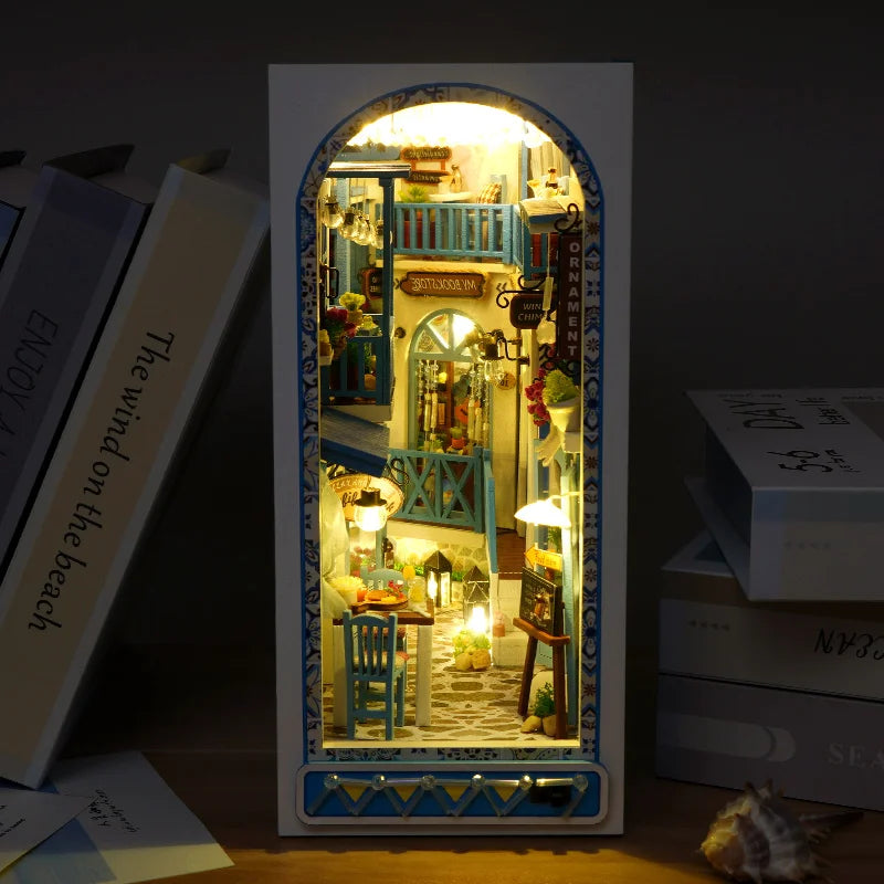 Bookshelf Decor | 1pc,diy Book Nook Kit,assembly Model Kit,bookshelf Decor,home Decor
