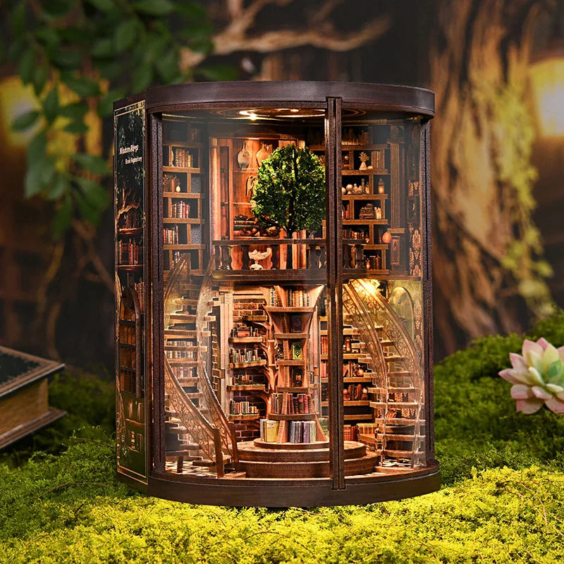 Product | 3d Book Niche "wisdom Ring" Diy Miniature House