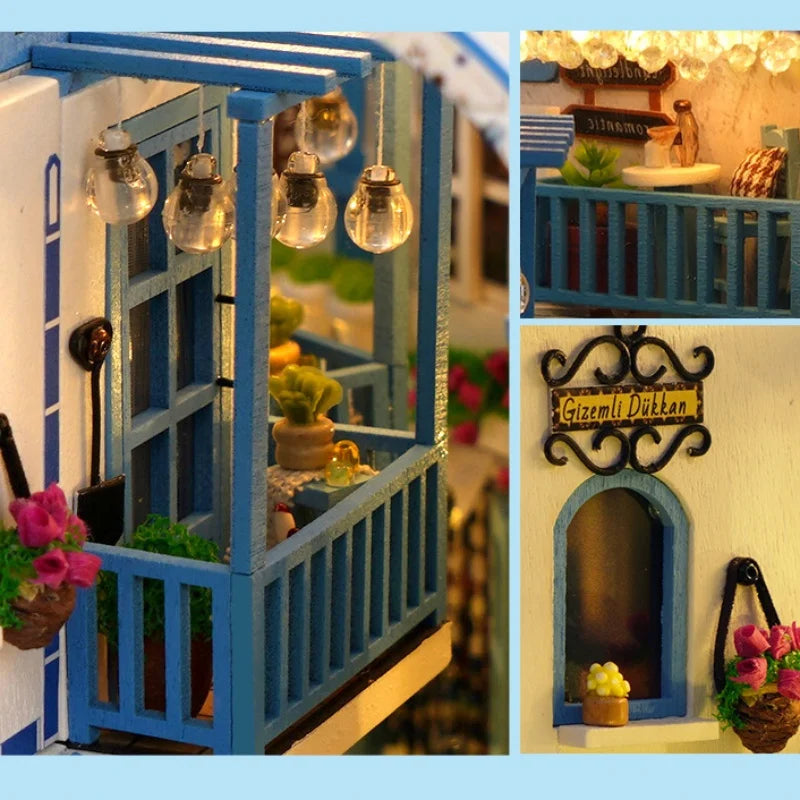 Bookshelf Decor | 1pc,diy Book Nook Kit,assembly Model Kit,bookshelf Decor,home Decor