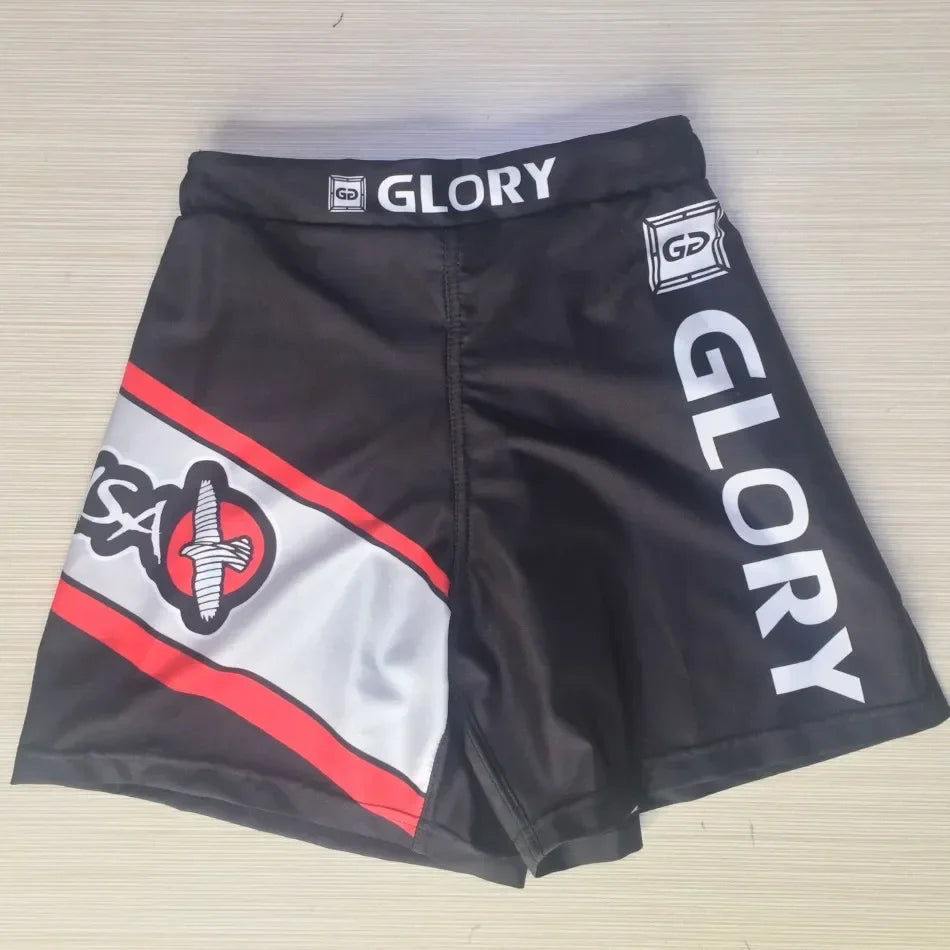 ThunderStrike Quick-Dry Muay Thai Boxing MMA Shorts