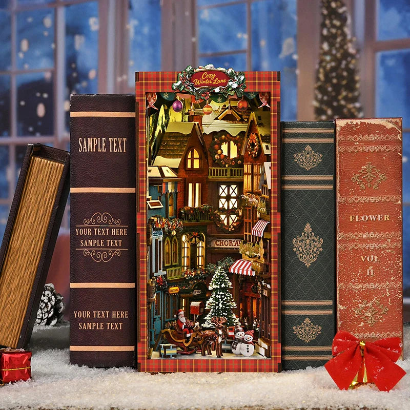 Product | Christmas Street Corner Book Nook Diy Kit