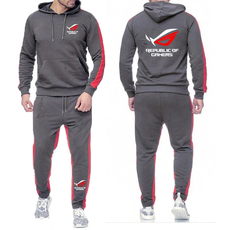 ROG Men's Fleece Tracksuit Jogger Set