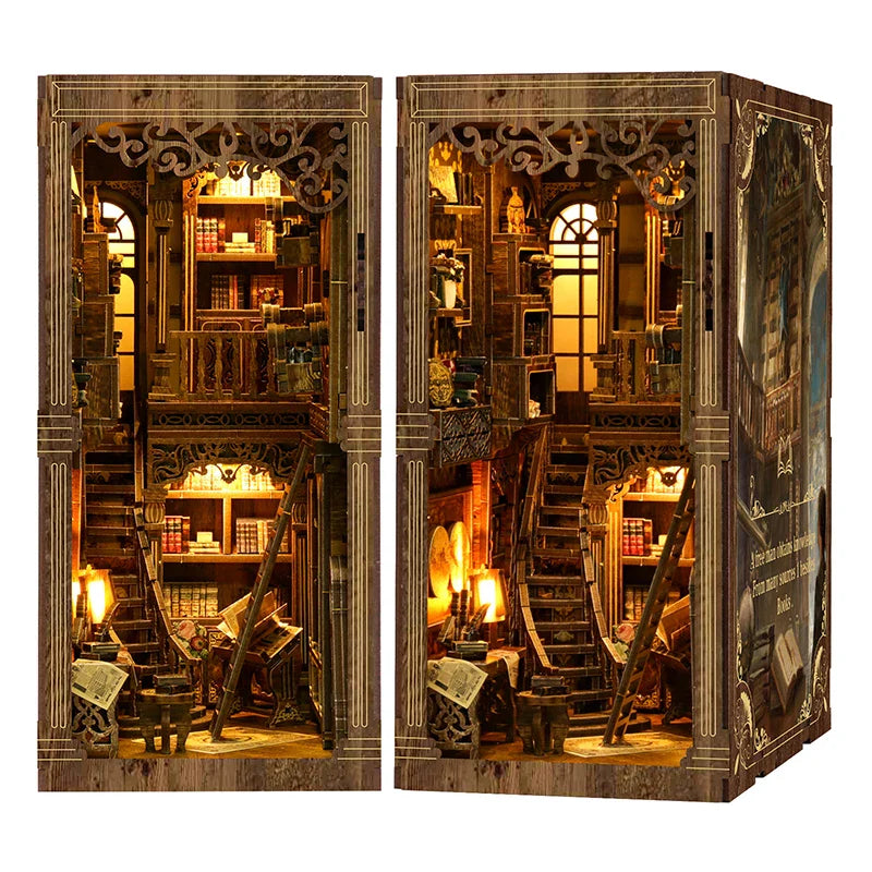 Product | Vintage Book Collection Room Wooden Book Nook Diy