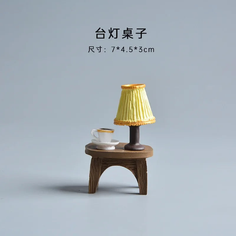 Minitures | Zakka Miniatures Study Bookcase Home Decor Cute Cartoon