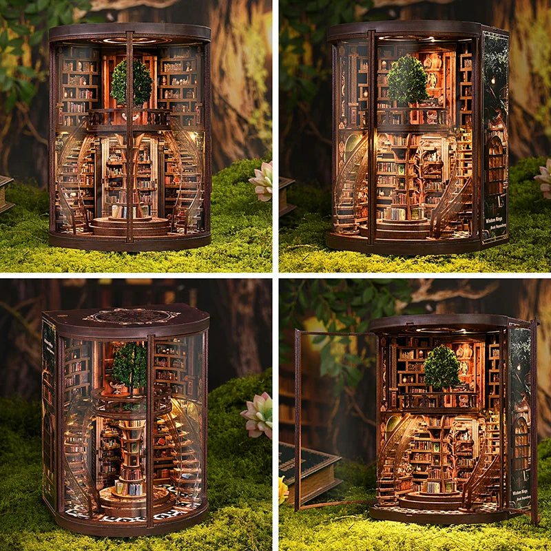 Product | 3d Book Niche "wisdom Ring" Diy Miniature House