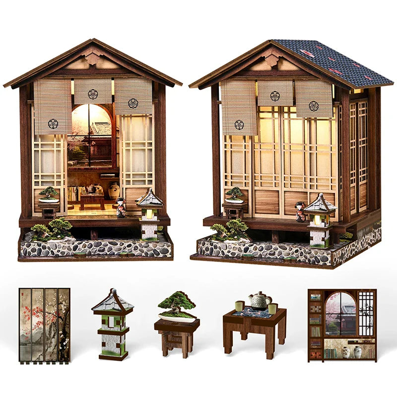Product | Moss Lamp & Garden Diy Wooden Bookend 3d