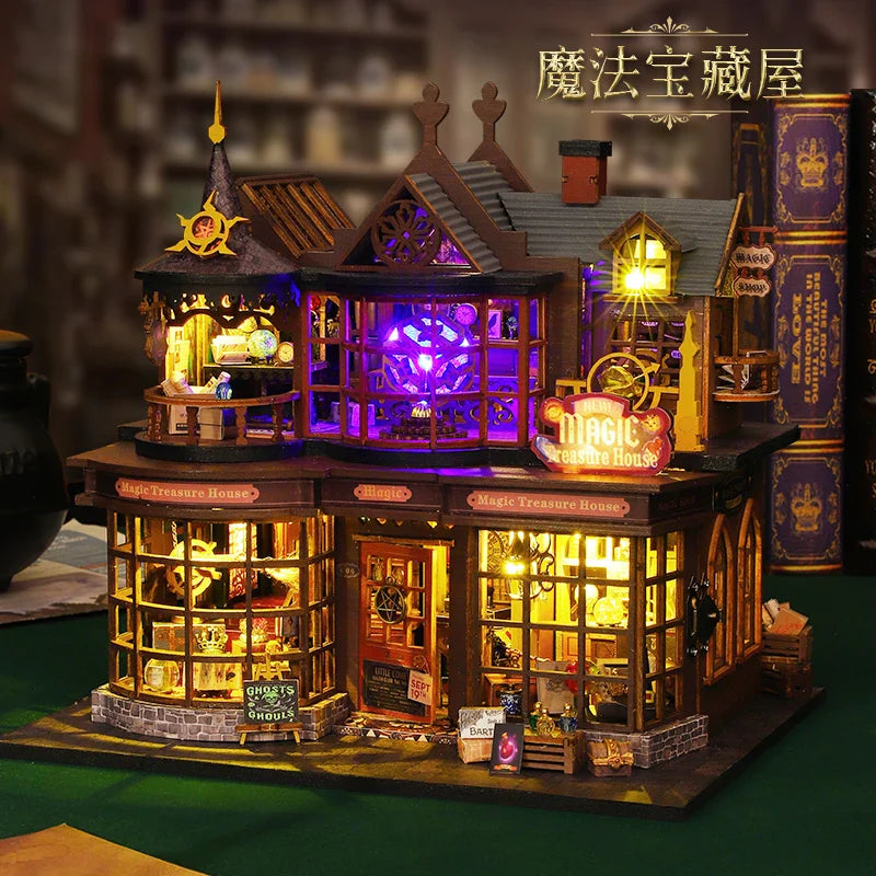 Product | Diy Miniature Magic Treasure House Book Nook