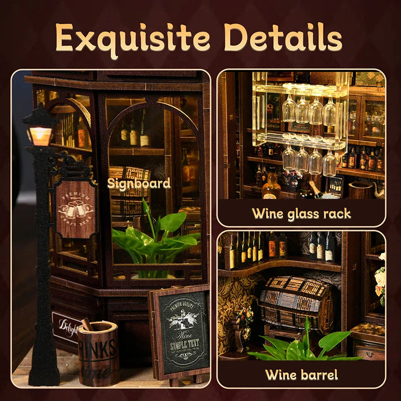 Product | Corner Bistro Miniature Diy Book Nook