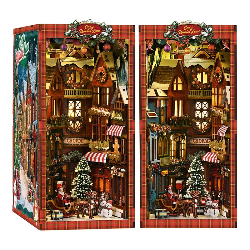 Product | Christmas Street Corner Book Nook Diy Kit