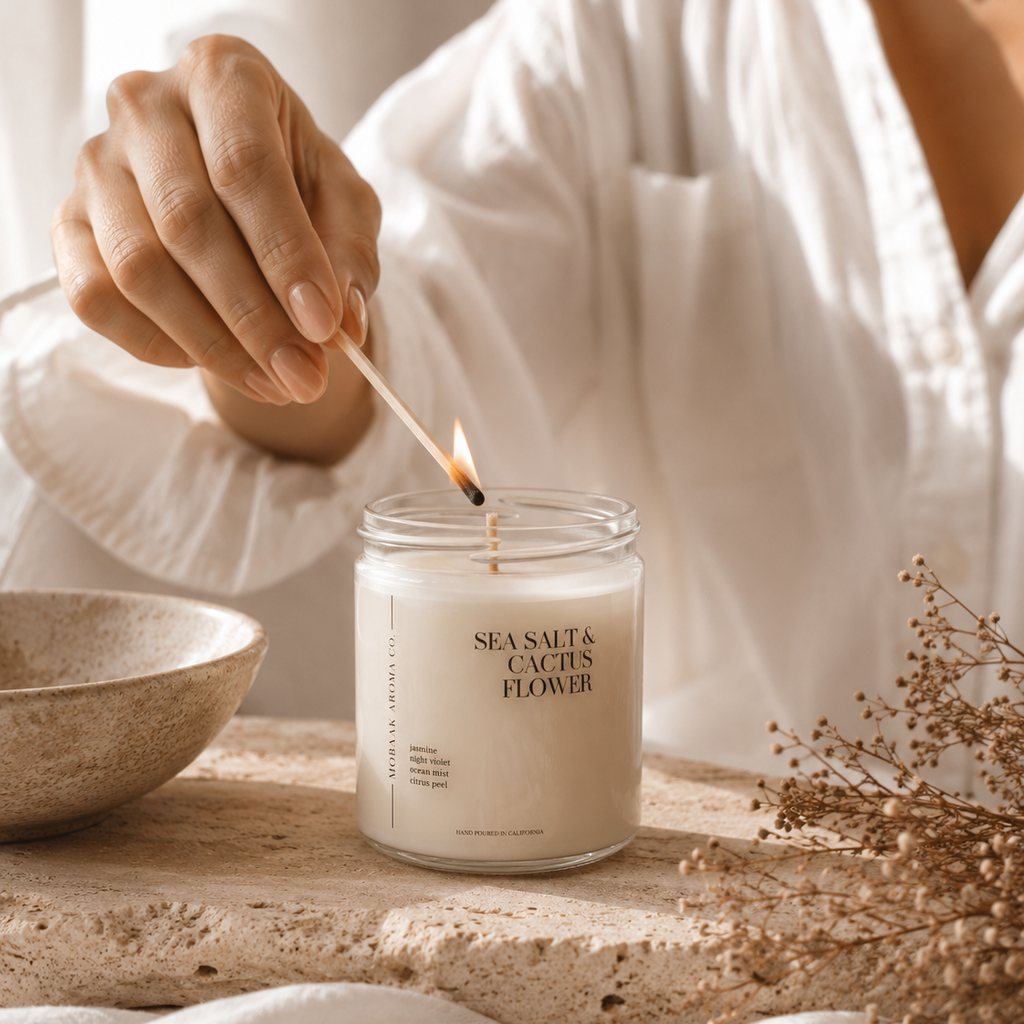 Candle | Sea Salt & Cactus Flower Candle