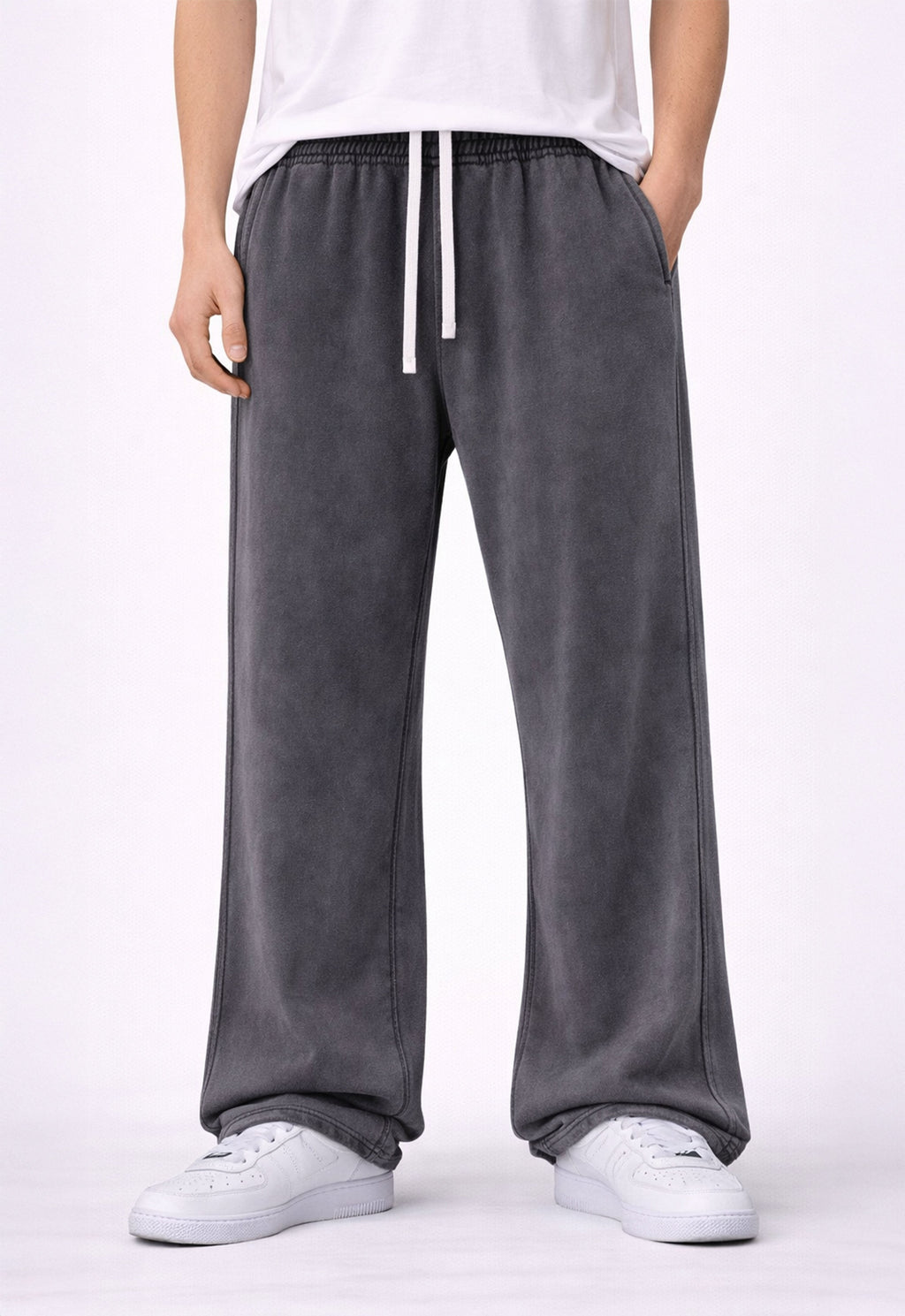 Charcoal Over Dye Sweatpants