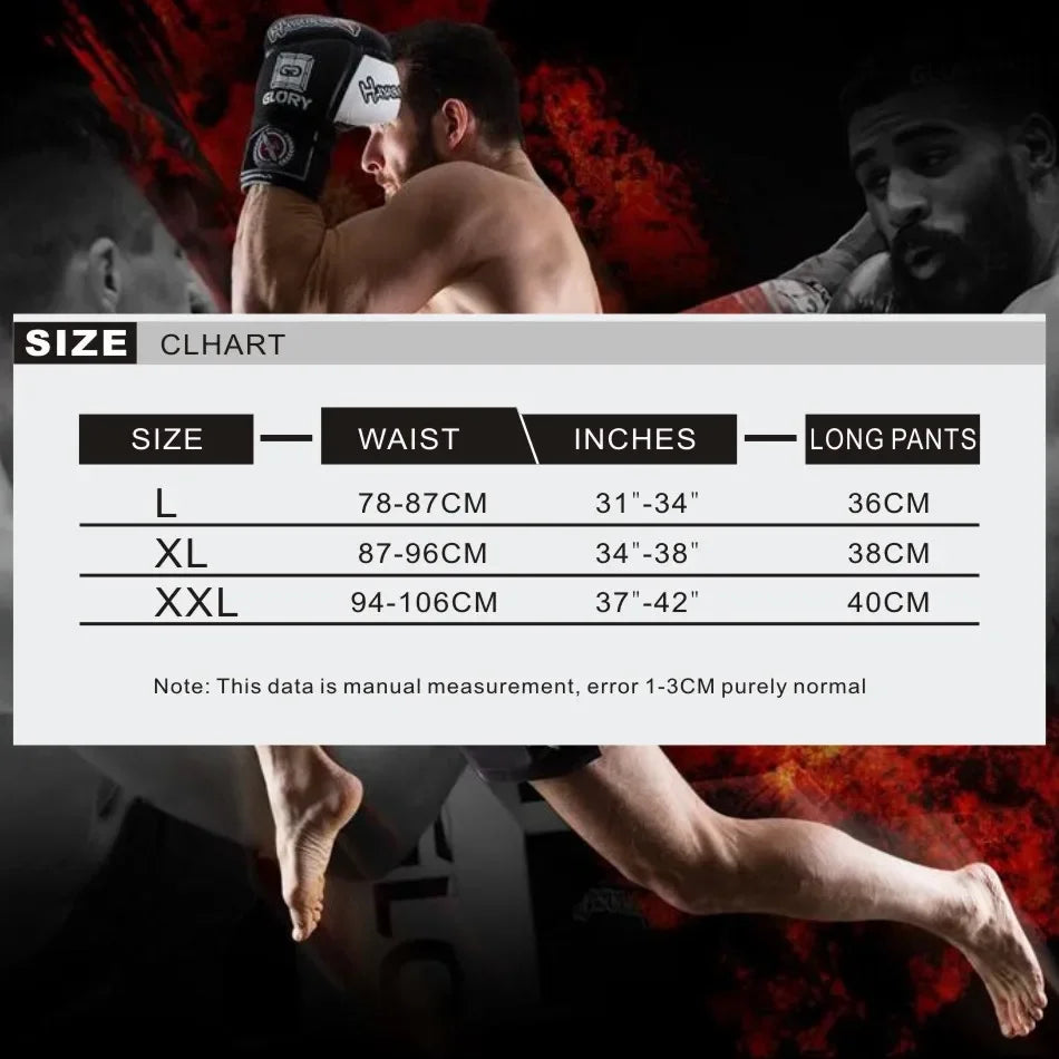 ThunderStrike Quick-Dry Muay Thai Boxing MMA Shorts