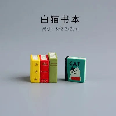 Minitures | Zakka Miniatures Study Bookcase Home Decor Cute Cartoon