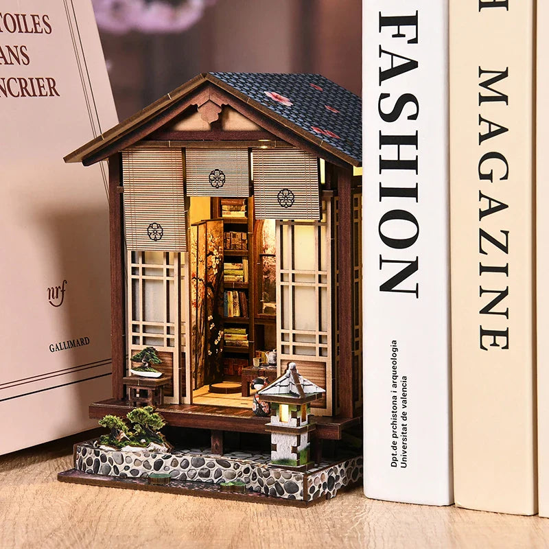 Product | Moss Lamp & Garden Diy Wooden Bookend 3d