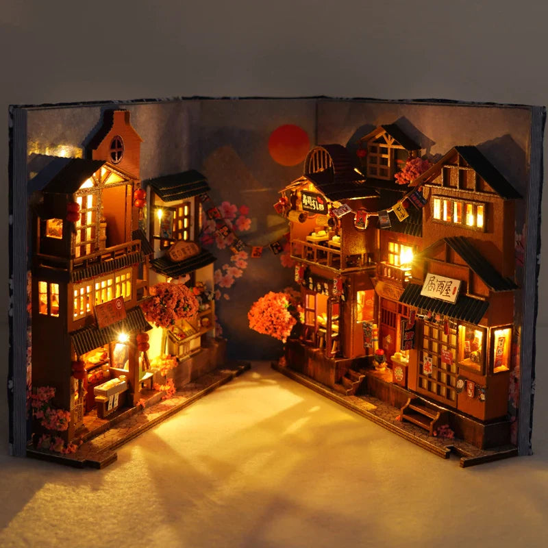 Bookshelf Decor | 1pc,diy Book Nook Kit,assembly Model Kit,bookshelf Decor,home Decor