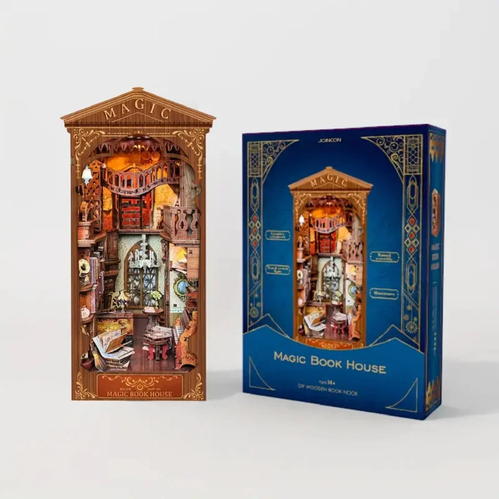 Bookshelf Decor | 1pc,diy Book Nook Kit,assembly Model Kit,bookshelf Decor,home Decor