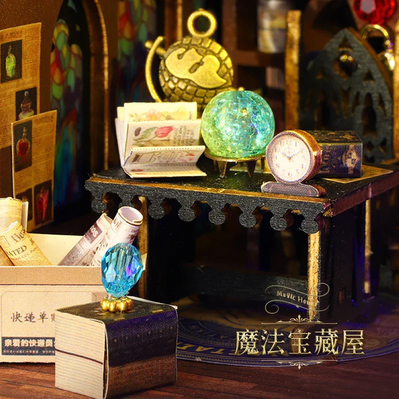 Product | Diy Miniature Magic Treasure House Book Nook
