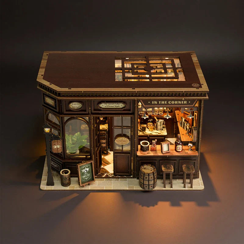 Product | Corner Bistro Miniature Diy Book Nook