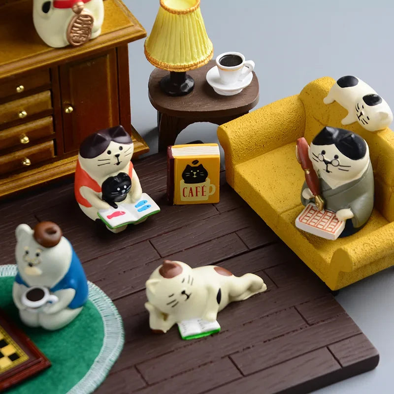Minitures | Zakka Miniatures Study Bookcase Home Decor Cute Cartoon