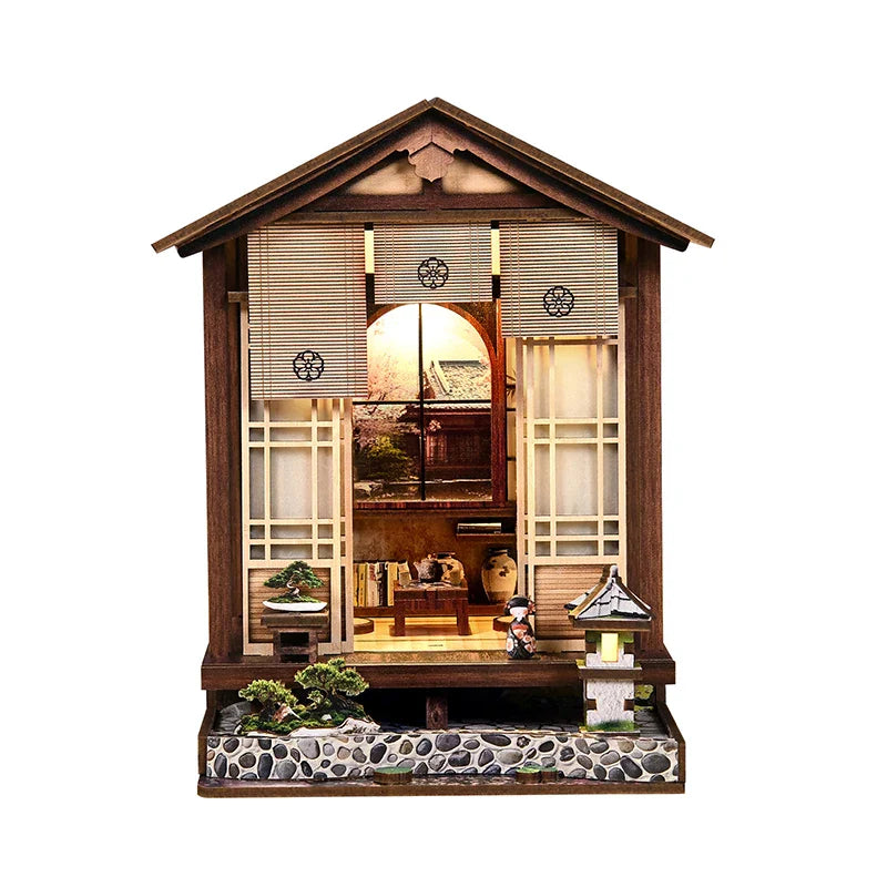 Product | Moss Lamp & Garden Diy Wooden Bookend 3d