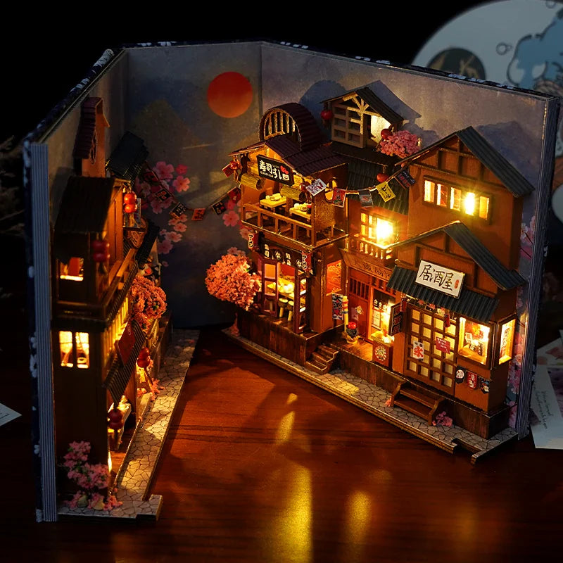 Bookshelf Decor | 1pc,diy Book Nook Kit,assembly Model Kit,bookshelf Decor,home Decor