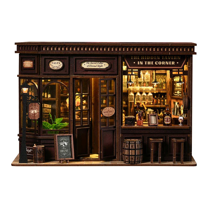 Product | Corner Bistro Miniature Diy Book Nook