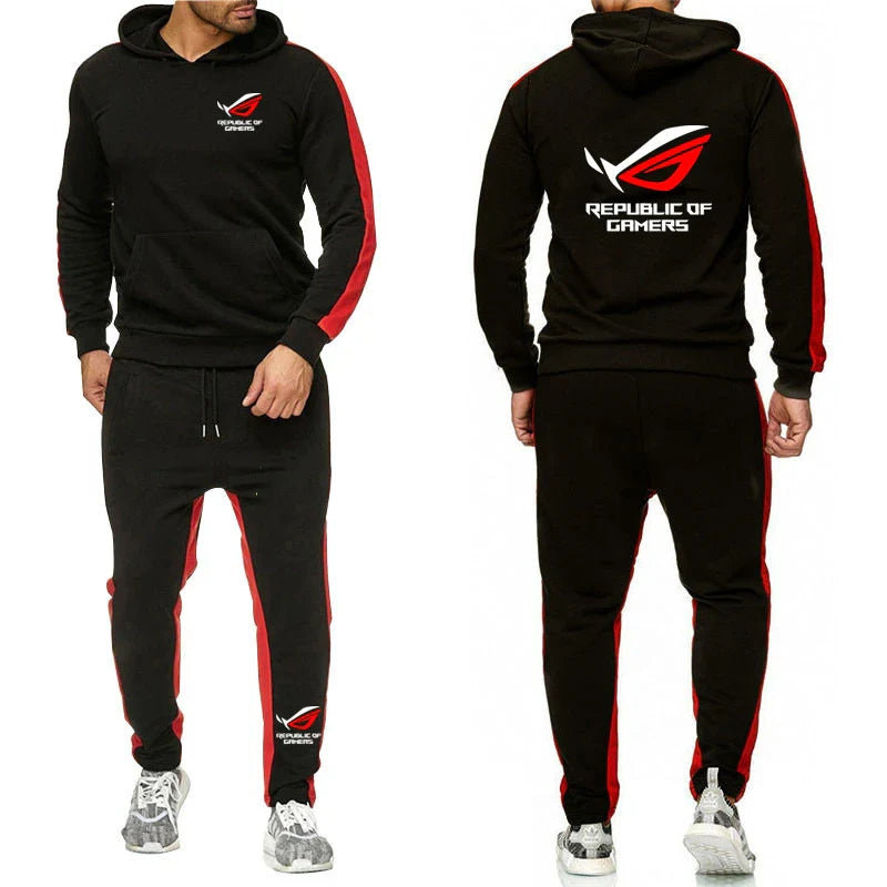 ROG Men's Fleece Tracksuit Jogger Set
