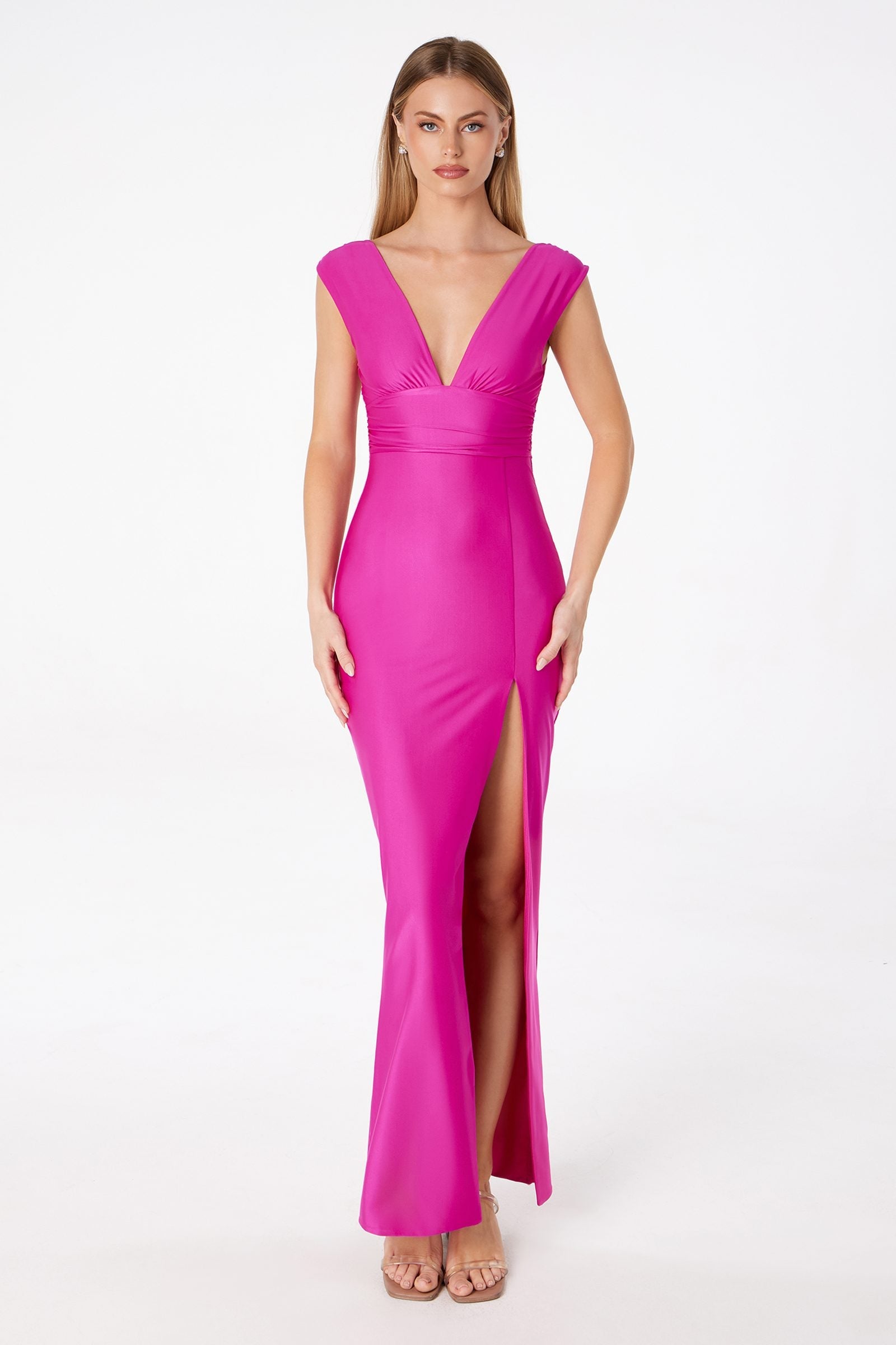 Dress | Astee T5000 Ankle Length Evening Gown V