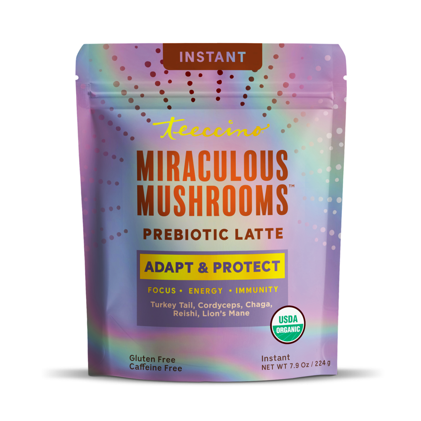 Latte de hierbas Adapt & Protect® de Champiñones Milagrosos Instantáneos