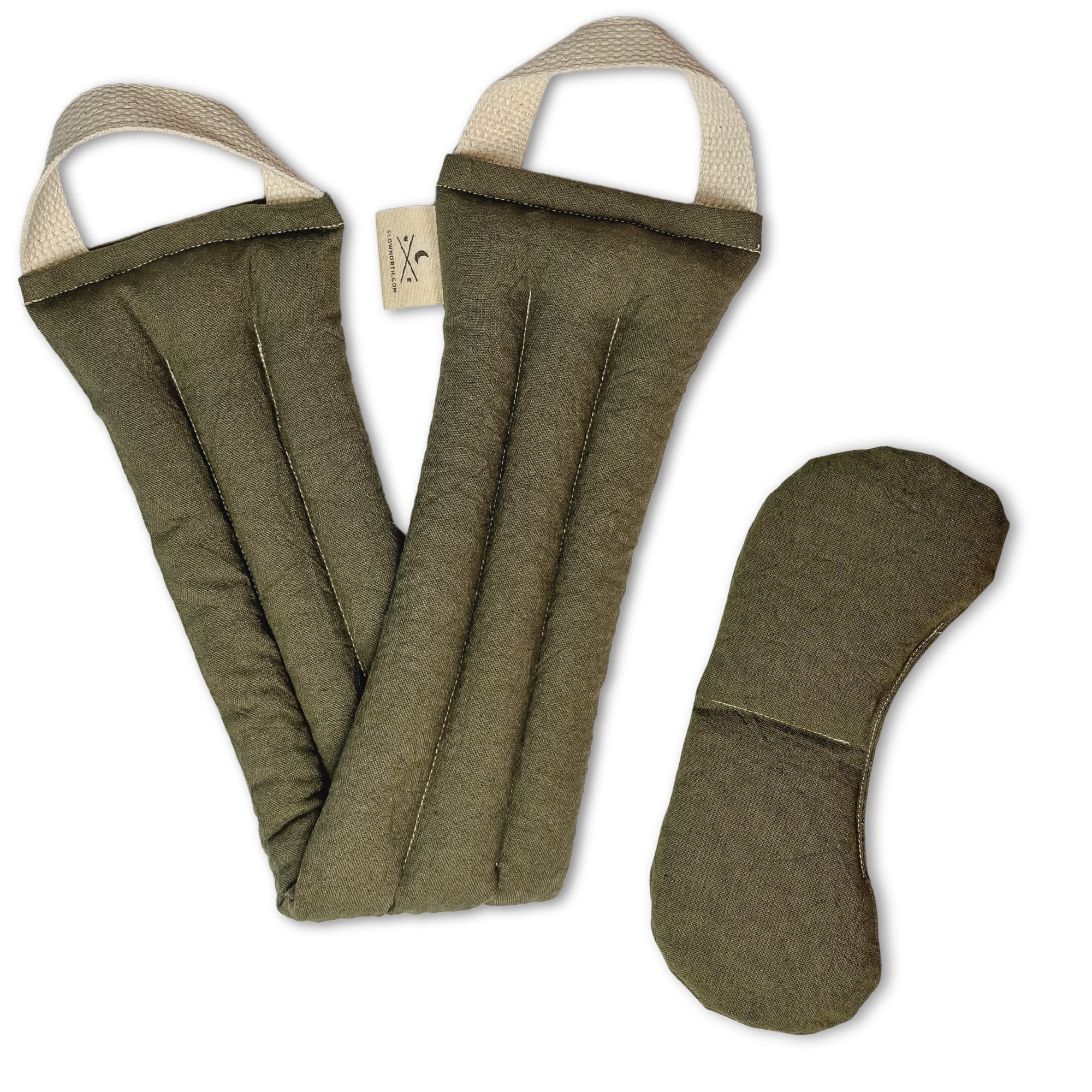 Eye Mask Neck Wrap Bundle Olive