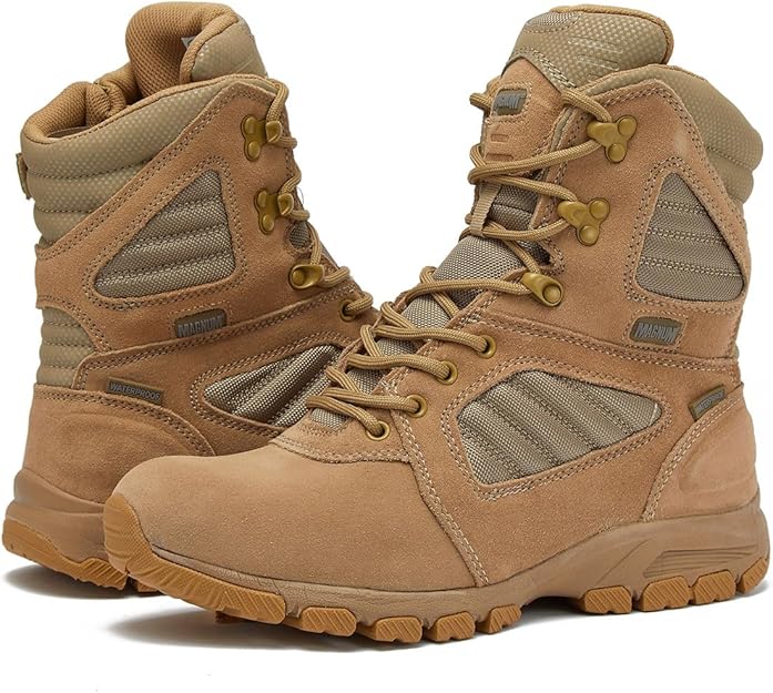 Mag Storm 8 Desert Military Tactical Boot Sz Wp