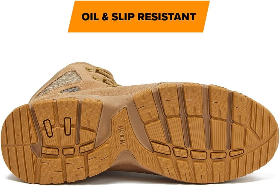 Mag Storm 8 Desert Military Tactical Boot Sz Wp