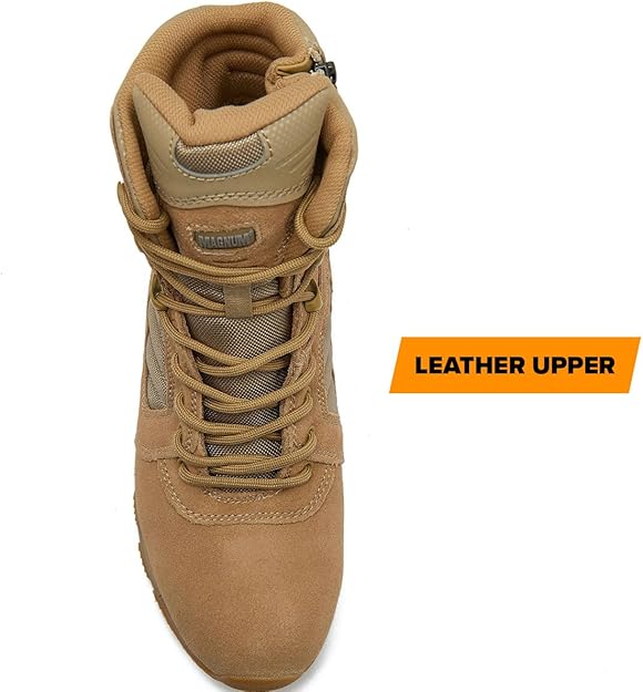 Mag Storm 8 Desert Military Tactical Boot Sz Wp