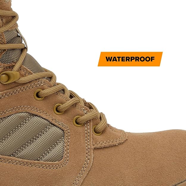 Mag Storm 8 Desert Military Tactical Boot Sz Wp
