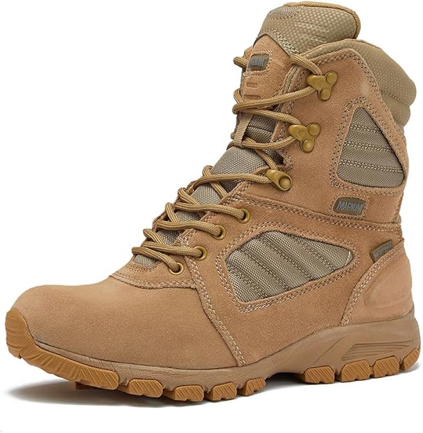 Mag Storm 8 Desert Military Tactical Boot Sz Wp