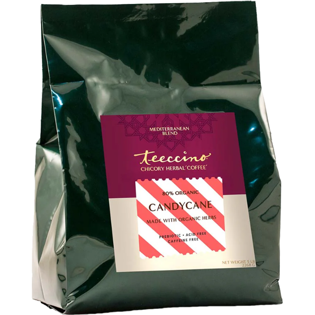 Herbal Coffee | Teeccino | Candy Cane Chicory Herbal Coffee