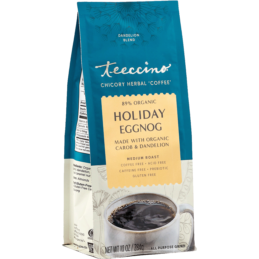 Herbal Coffee | Teeccino | Holiday Eggnog Herbal Coffee