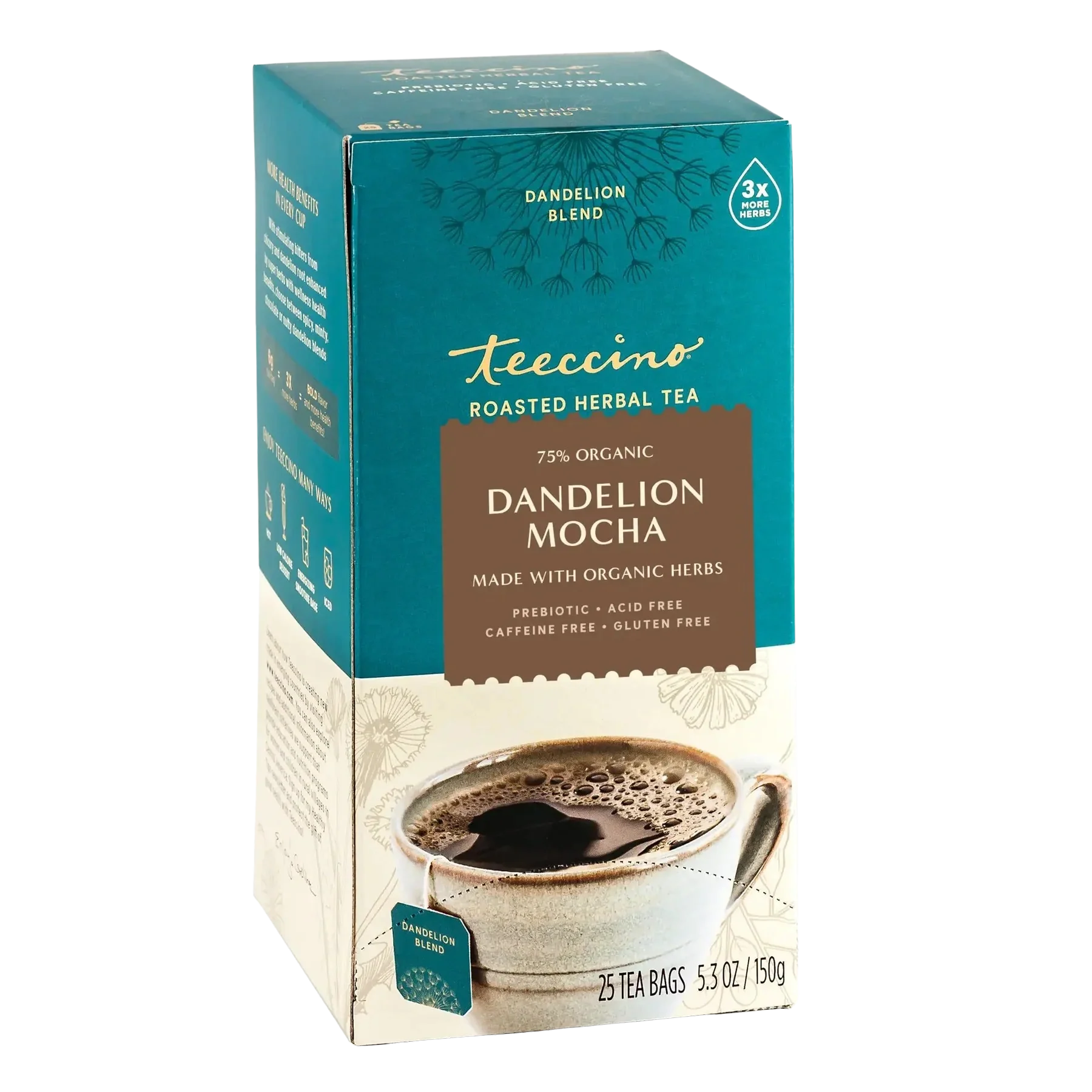 Té Herbal Tostado de Diente de León Moca