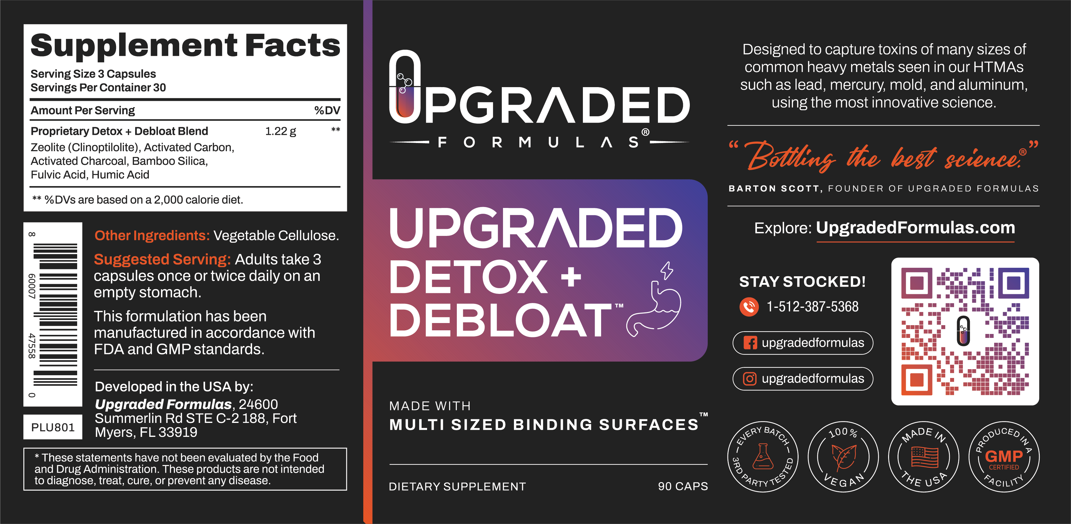 Supplement | Upgraded Detox + Debloat Capsules (90 Ct)