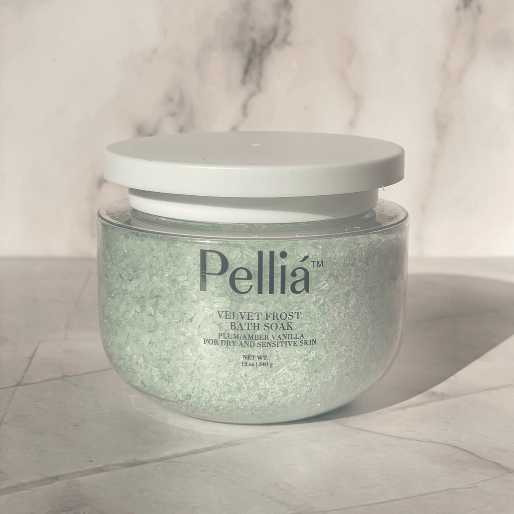 Velvet Frost Aromatherapy Bath Soak For Dry Skin Pellia