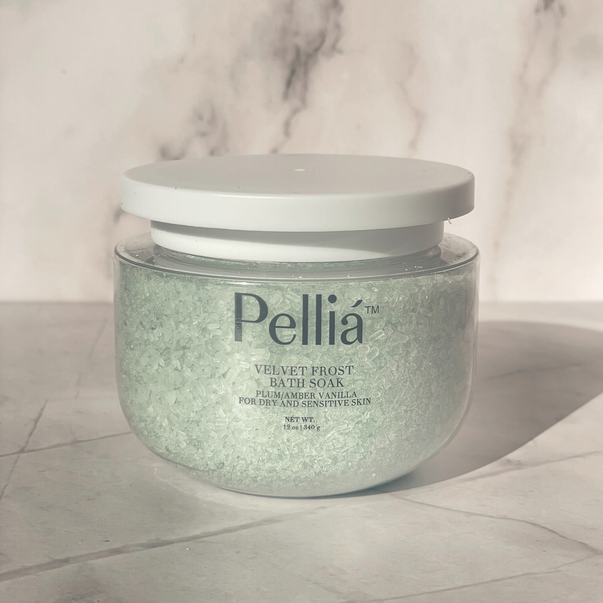 Velvet Frost Aromatherapy Bath Soak For Dry Skin Pellia