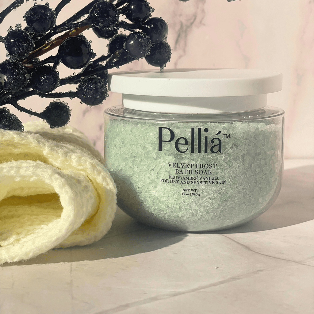 Velvet Frost Aromatherapy Bath Soak For Dry Skin Pellia