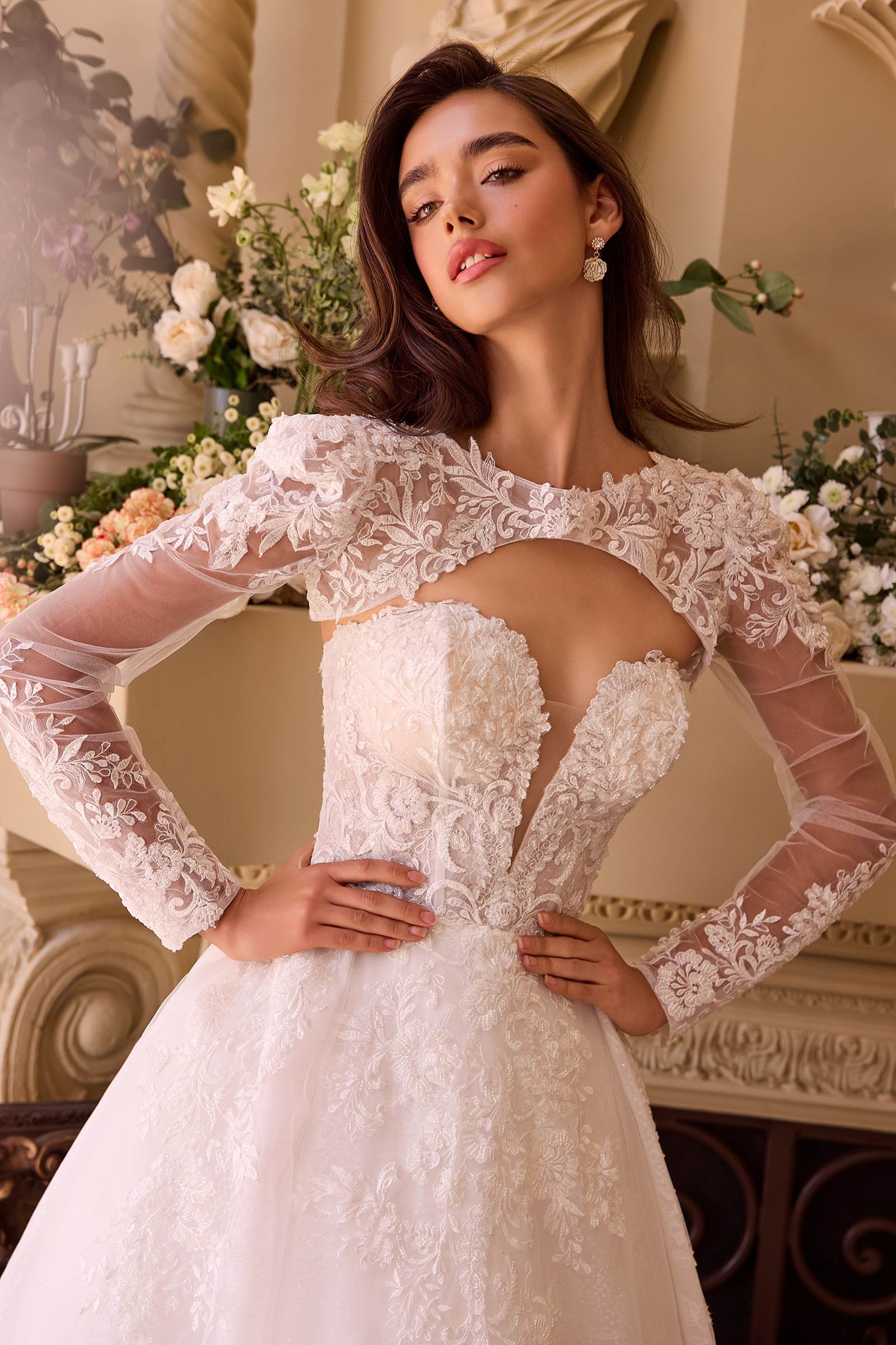 Wedding Dress | Andrea & Leo Wl037 Dress Strapless Wedding Ball