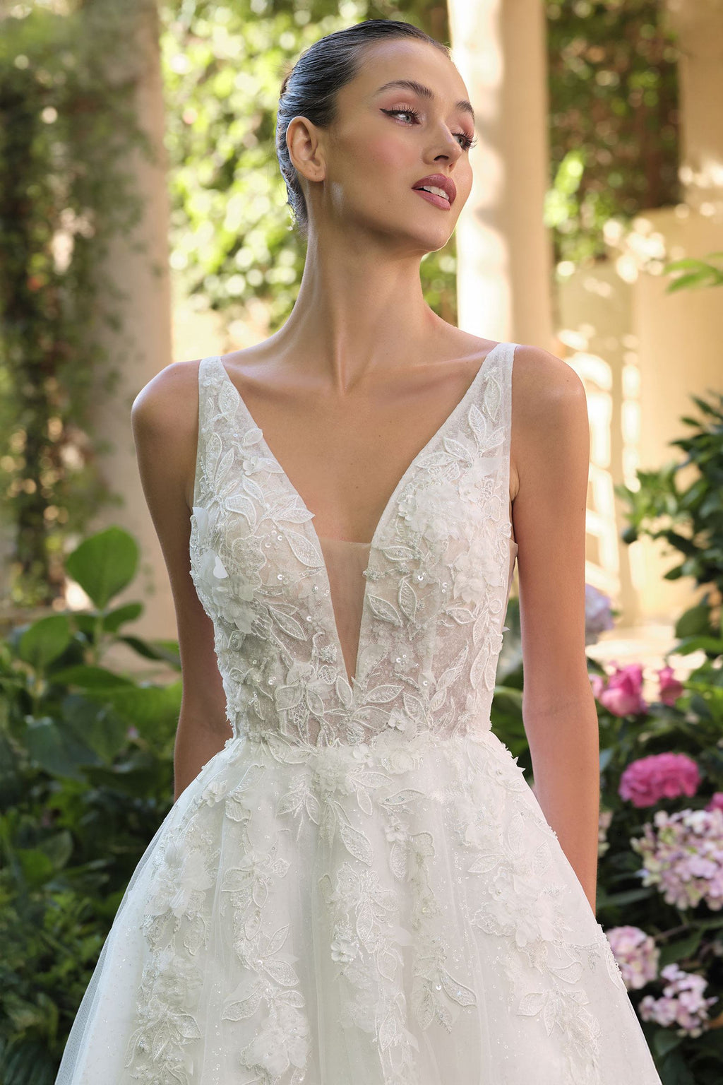 Wedding Dress | Andrea & Leo Wl064 Deep V