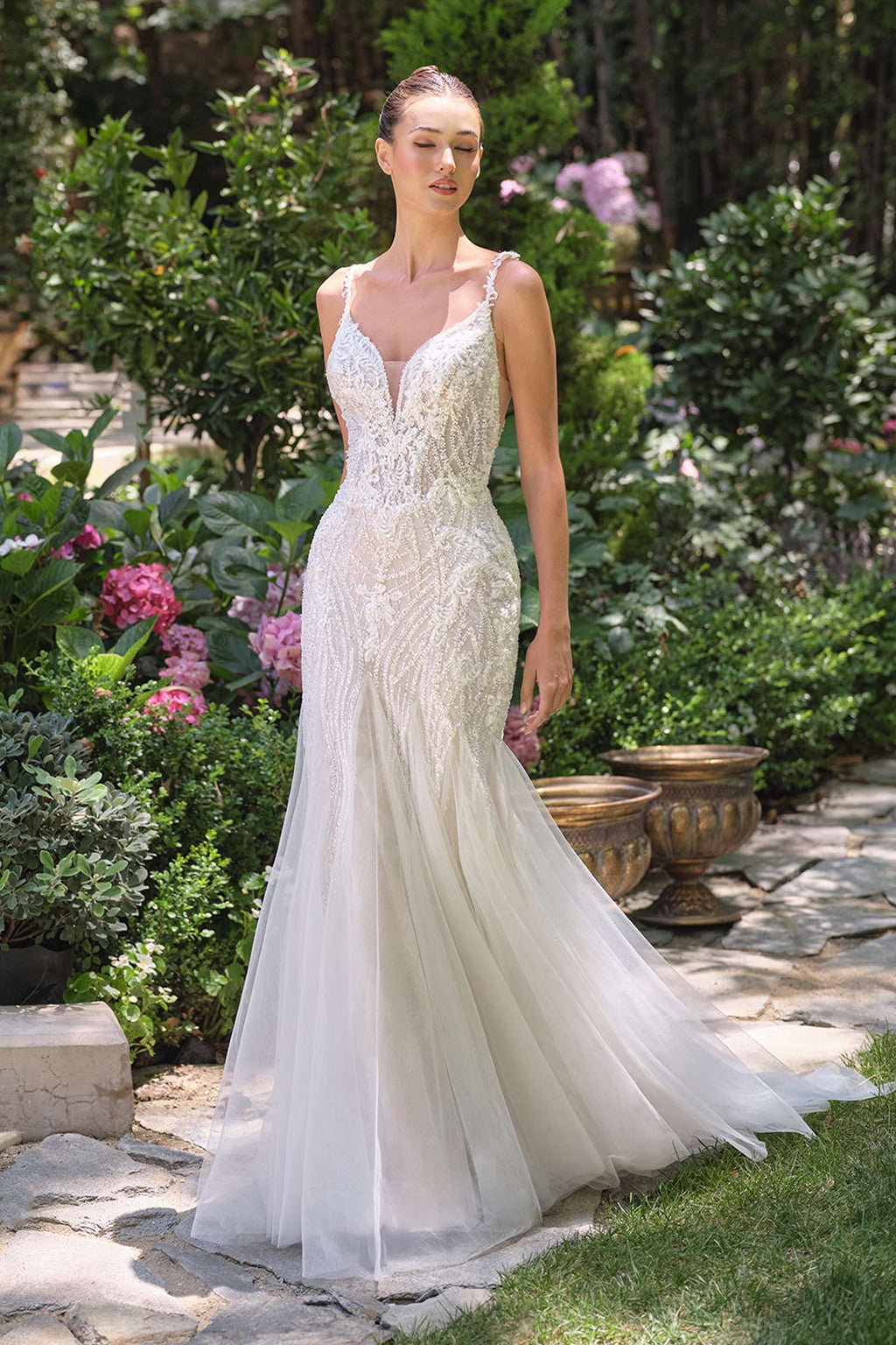 Wedding Dress | Andrea & Leo Wl066 Fit and Flare Deep