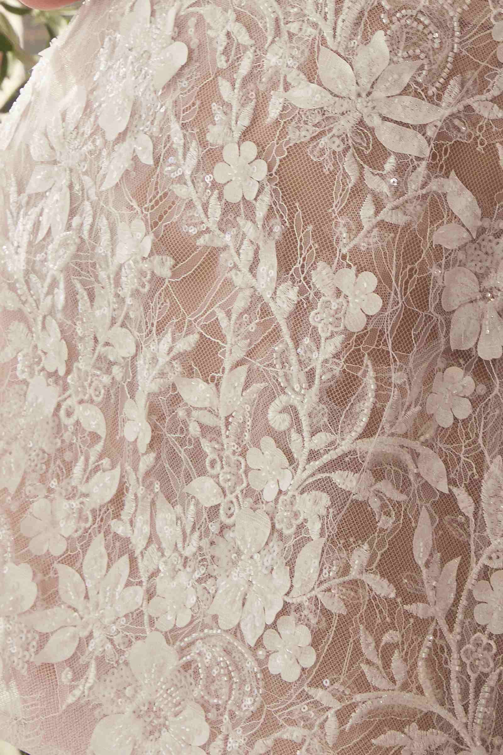 Wedding Dress | Andrea & Leo Wl084 Strapless Short Lace Midi