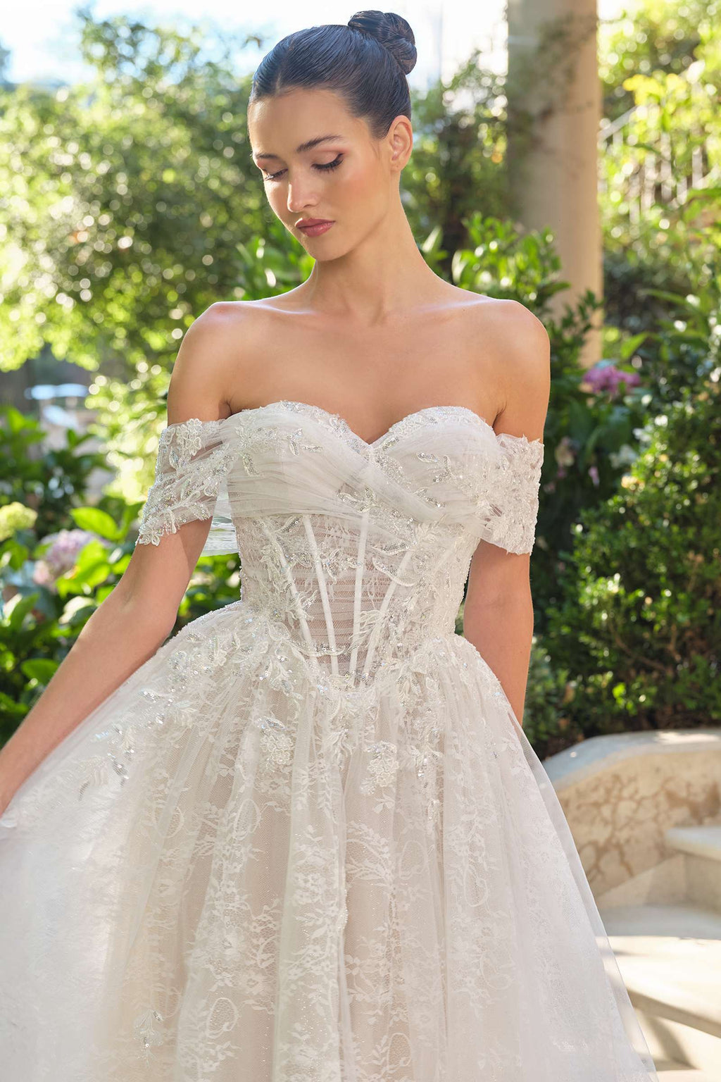 Wedding Dress | Andrea & Leo Wl090 Embroidered Lace Tulle Off